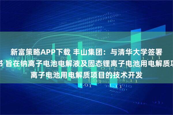 新富策略APP下载 丰山集团：与清华大学签署技术开发合同书 旨在钠离子电池电解液及固态锂离子电池用电解质项目的技术开发