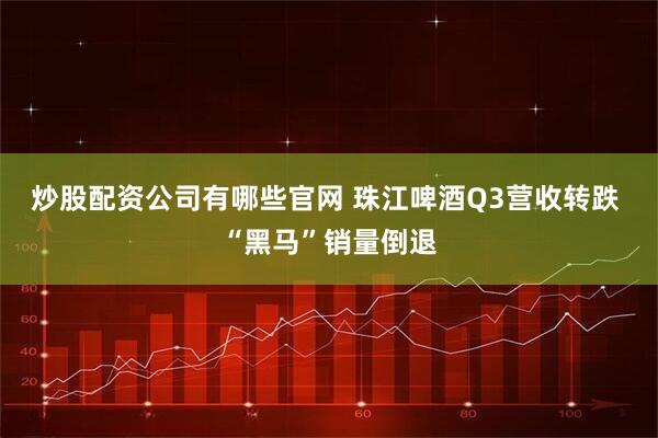 炒股配资公司有哪些官网 珠江啤酒Q3营收转跌 “黑马”销量倒退